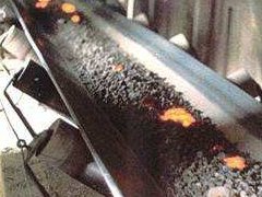 青岛输送带厂家耐高温配方，定制加工耐高温输送带100-800℃